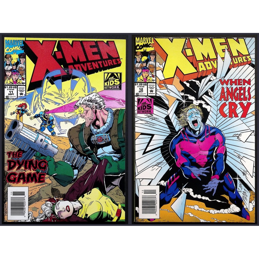 Marvel Comic Book X-Men Adventures #11 12โ Newsstand Cable Rogue Lot